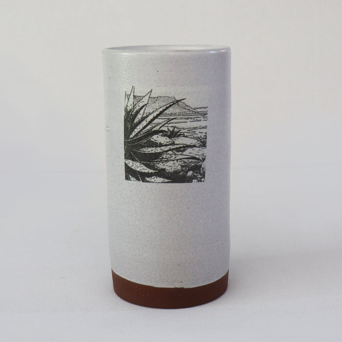 Ceramic Cylinder Vase - Medium