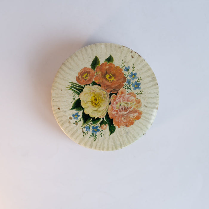 Tin with Lid - Floral