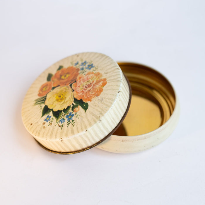 Tin with Lid - Floral