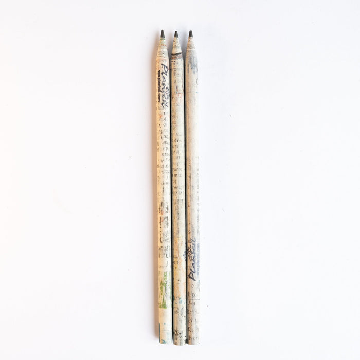 Recycled Newspaper Pencils (3)