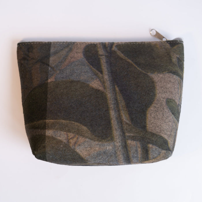 Felt discount makeup bag